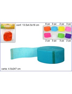 ROTOLO CARTA CRESPA 8 COL