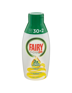 FAIRY GEL PLATINUM  LEMON 650 ML