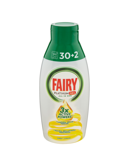 FAIRY GEL PLATINUM  LEMON 650 ML