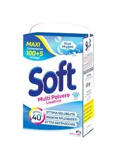 SOFT DETERSIVO IN POLVERE  BLUE OXYGEN 105 MISURINI 