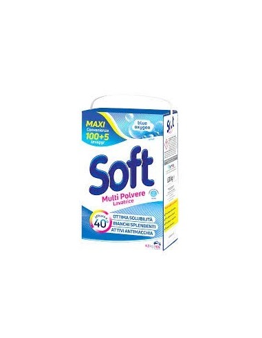 SOFT DETERSIVO IN POLVERE  BLUE OXYGEN 105 MISURINI 