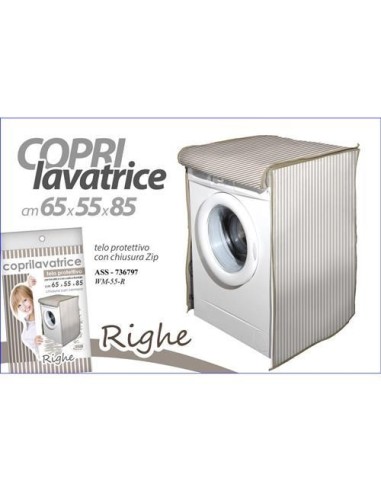 COPRI LAVATRICE RIGHE 65 X 55 X 85 CM