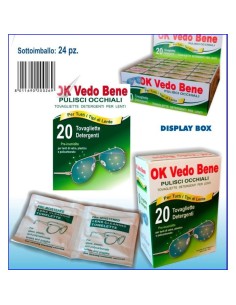 PULISCI OCCHIALI 20 PZ