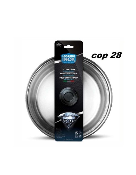 COPERCHIO INOX CM 28