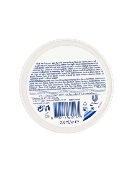 DOVE MASCHERA RICOSTRUZIONE INTENSIVA 