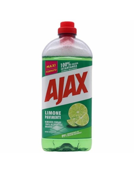 AJAX DETERGENTE LIQUIDO PAVIMENTI LIMONE 1,25 LT