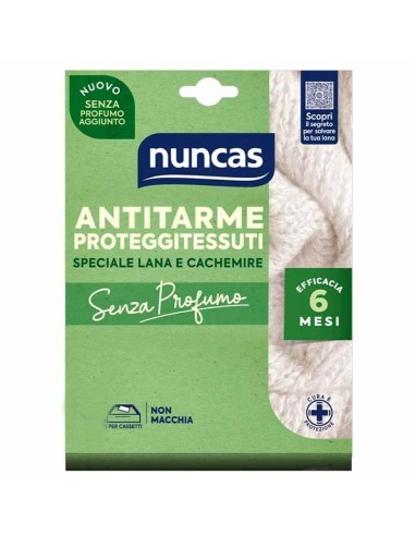 NUNCAS ANTITARME PROTEGGI TESSUTI FOGLIETTI SENZA PROFUMO 8 