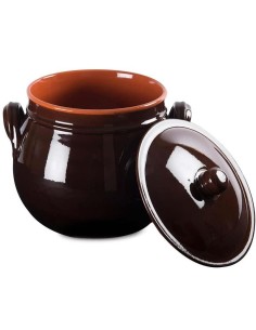 PENTOLA CRETA BOMBATA 24 CM BRUNELLA 