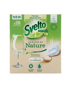 SVELTO TABS LAVASTOVIGLIE ECO 20 PZ NATURALI