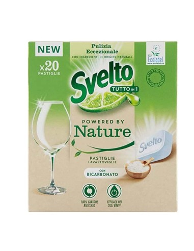 SVELTO TABS LAVASTOVIGLIE ECO 20 PZ NATURALI