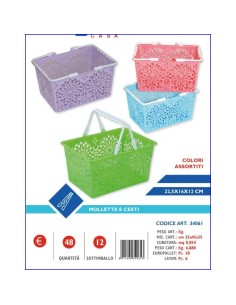 CESTINO PORTAMOLLETTE PLASTICA