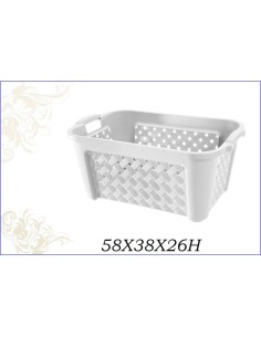 CESTA PORTABIANCHERIA ARIANN BIANCA