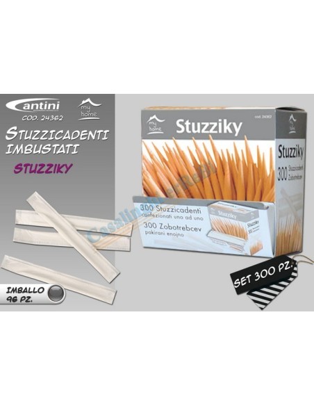 STUZZICADENTI INCARTATI 300 PZ