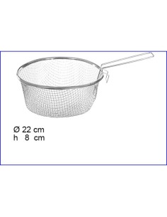 CESTELLO FRITTURA ACCIAIO 1/M 22 CM