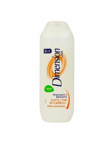 DIMENSION SHAMPOO E BALSAMO TUTTI I TIPI DI CAPELLI 