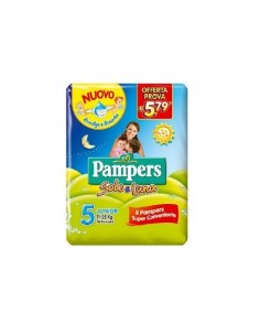 PAMPERS SOLE E LUNA PANNOLINI TAGLIA 5 