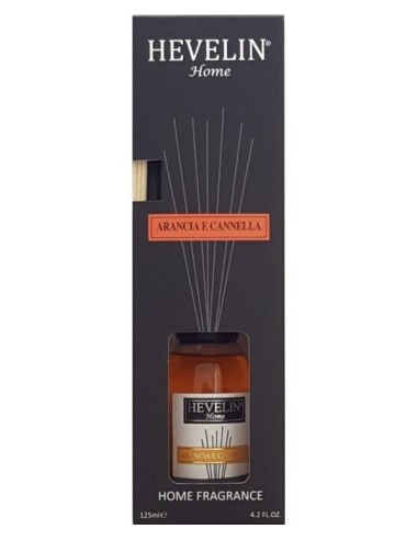 DIFFUSORE CON BASTONCINI 125 ML ARANCIA E CANNELLA