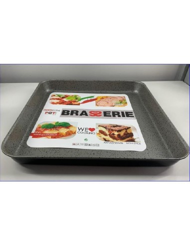 TEGLIA FORNO BASSA 30 X 25 X 4BRASS