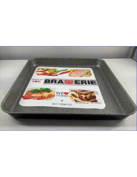 TEGLIA FORNO BASSA 30 X 25 X 4BRASS