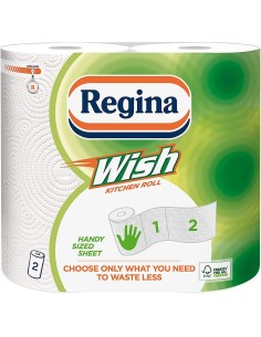 REGINA WISH 2 ROTOLI CUCINA GREEN