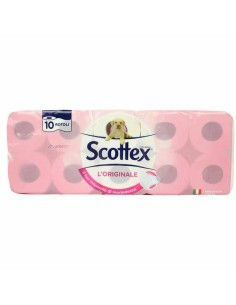SCOTTEX CARTA IGIENICA 10 ROTOLI L' ORIGINALE