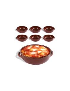 TEGAMINI IN CRETA BASSI 6 PZ 15 Cm