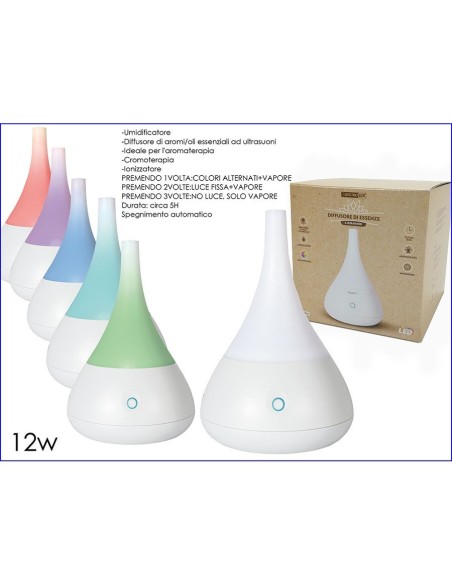 DIFFUSORE AROMA AUTOMATICO 4 LED