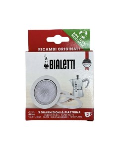 BIALETTI 3 GUARNIZIONE PIU'  FILTRO 2 TZ