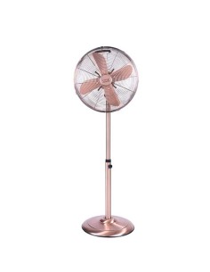 VENTILATORE CON PIANTANA VINTAGE RAME D 40 CM  50 W 