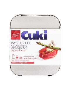 CUKI VASCHETTA CON  COPERCHIO 1 PORZIONE (R31)