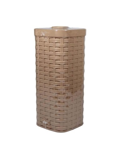 FATIGATI PORTASCOPINO WC COMPLETO VINTAGE RATTAN 