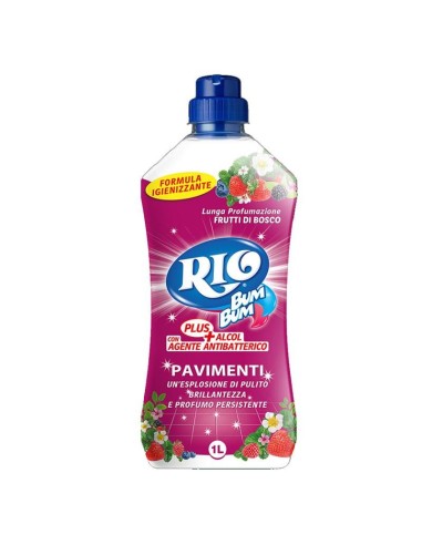 RIO BUM BUM PLUS DETERGENTE PAVIMENTI FRUTTI DI BOSCO 1 LT