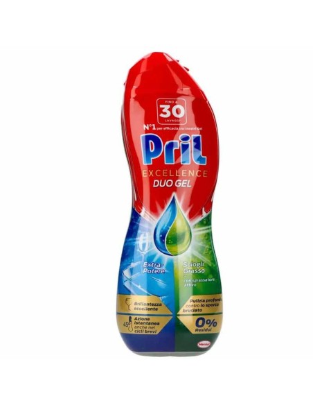 PRIL EXCELLENCE DUO GEL 30 LAVAGGI ANTIODORE CON SGRASSATORE