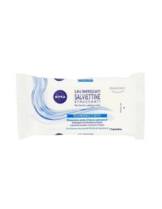 NIVEA SALVIETTINE STRUCCANTI 3 IN 1 RINFRESCANTI 7 PEZZI
