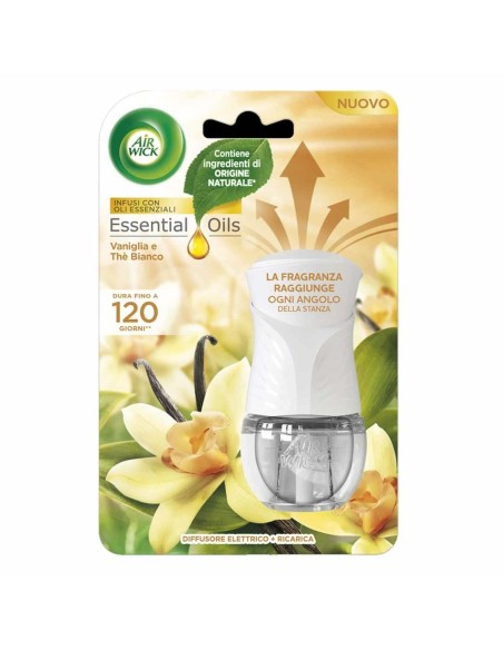 AIR WICK ELETTRICO BASE E RICARICA VANIGLIA E THE BIANCO