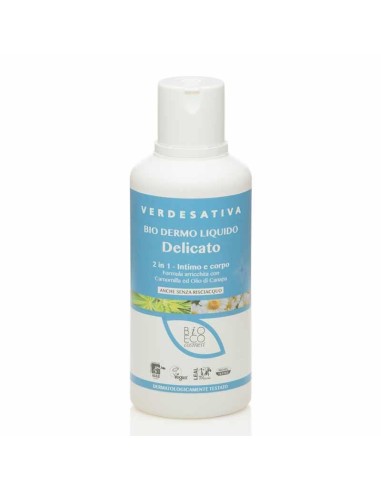 VERDESATIVA BIO DERMOLIQUIDO INTIMO E CORPO DELICATO 500 ML
