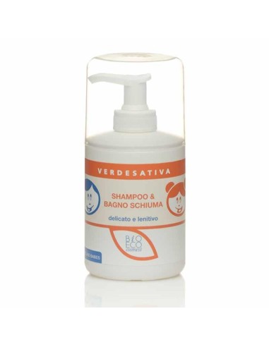 VERDESATIVA BABY SHAMPOO E BAGNO SCHIUMA BIOLOGICO 250 ML