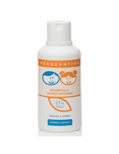 VERDESATIVA BABY SHAMPOO E BAGNO SCHIUMA BIOLOGICO 500 ML
