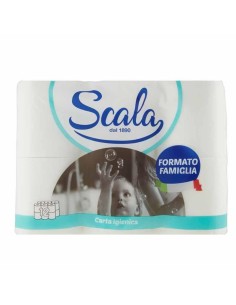 SCALA CARTA IGIENICA 12 ROTOLI FORMATO FAMIGLIA 