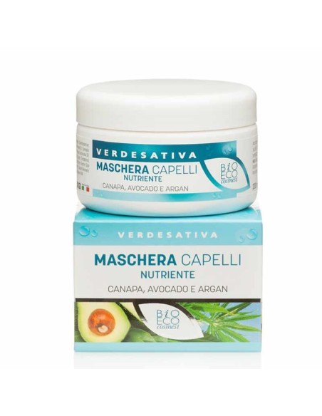VERDESATIVA MASCHERA CAPELLI NUTRIENTE CANAPA E AVOCADO E AR