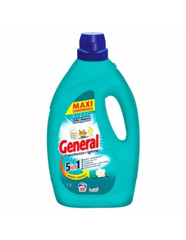 GENERAL DETERSIVO LAVATRICE FRESCHEZZA E IGIENE 60 LAVAGGI 