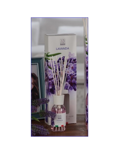 DIFFUSORE CON BASTONCINI 125ML LAVANDA