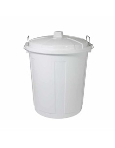BIDONE BIG BIN 50 LT CON COPERCHIO CHIUSURA ERMETICA BIANCO