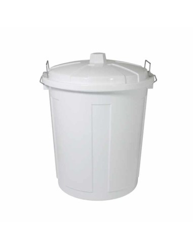 BIDONE BIG BIN 50 LT CON COPERCHIO CHIUSURA ERMETICA BIANCO