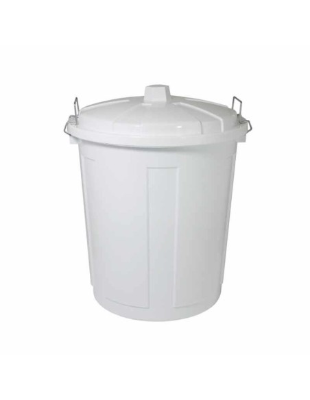 BIDONE BIG BIN 50 LT CON COPERCHIO CHIUSURA ERMETICA BIANCO