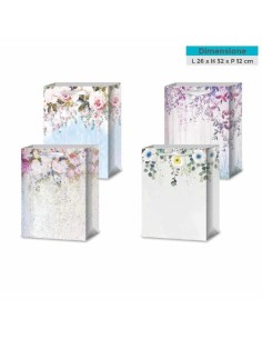 BUSTE RAGALO GLITTER FLOWERS 32 X 26 X 12 CM 
