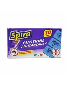 SPIRA PIASTRINE UNIVERSALI ANTIZANZARA 10 PEZZI 