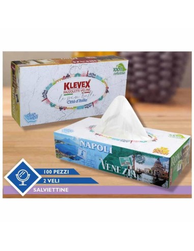 FATIGATI FAZZOLETTI VELINE DOPPI VELO 100 PEZZI  