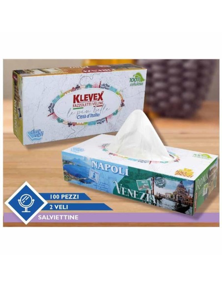 FATIGATI FAZZOLETTI VELINE DOPPI VELO 100 PEZZI  