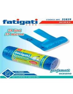 FATIGATI SACCHETTO SPAZZATURA CON MANICI OCEANO 52 X 54